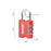 RHINOWALK XM10202 Anti Theft 3 Digit Combination Lock Security Lock for Motorcycle Tank Bag - Red - 6