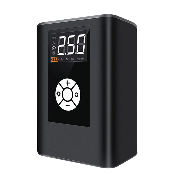 JM-8804 2.5-inch CNC Screen Car High Pressure High Power Tire Air Pump with LED Light (Wireless Version) - 1