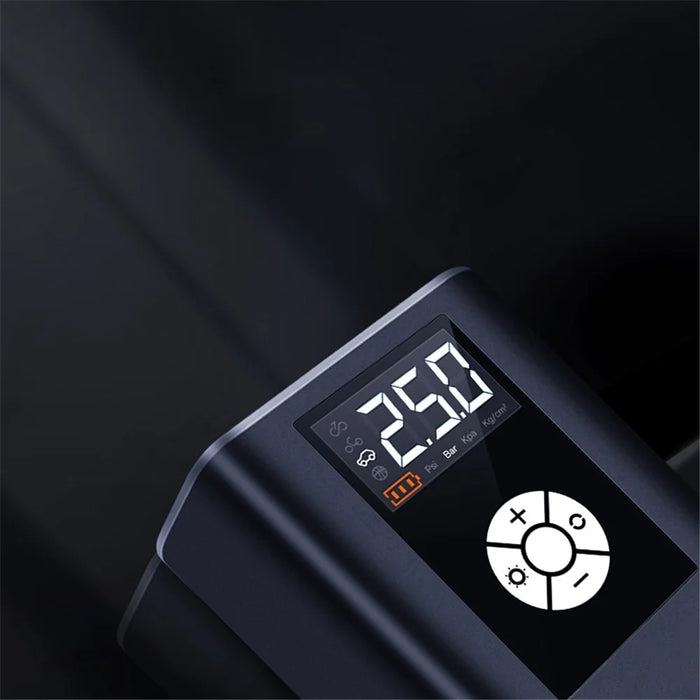 JM-8804 2.5-inch CNC Screen Car High Pressure High Power Tire Air Pump with LED Light (Wireless Version) - 4