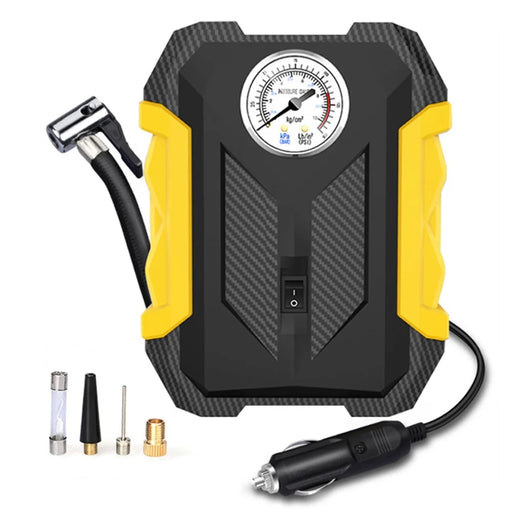 CARSUN c1399 Tire Inflator Portable Car Air Compressor 150PSI Tire Pump with Pressure Gauge and LED Light - 1