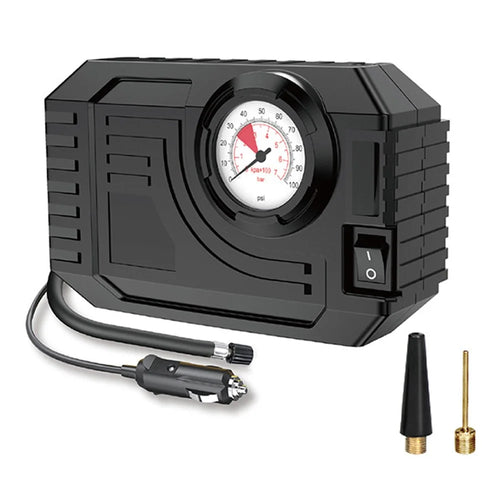 CARSUN C3011 Car Air Compressor 12V Portable Electric Car Tire Inflator Pump with Tyre Pressure Gauge / LED Light - 1