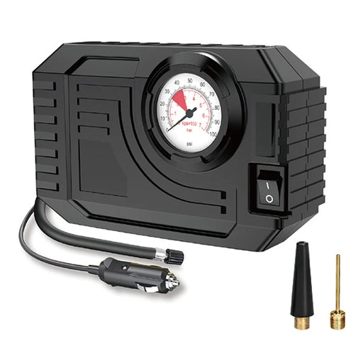 CARSUN C3011 Car Air Compressor 12V Portable Electric Car Tire Inflator Pump with Tyre Pressure Gauge / LED Light - 1