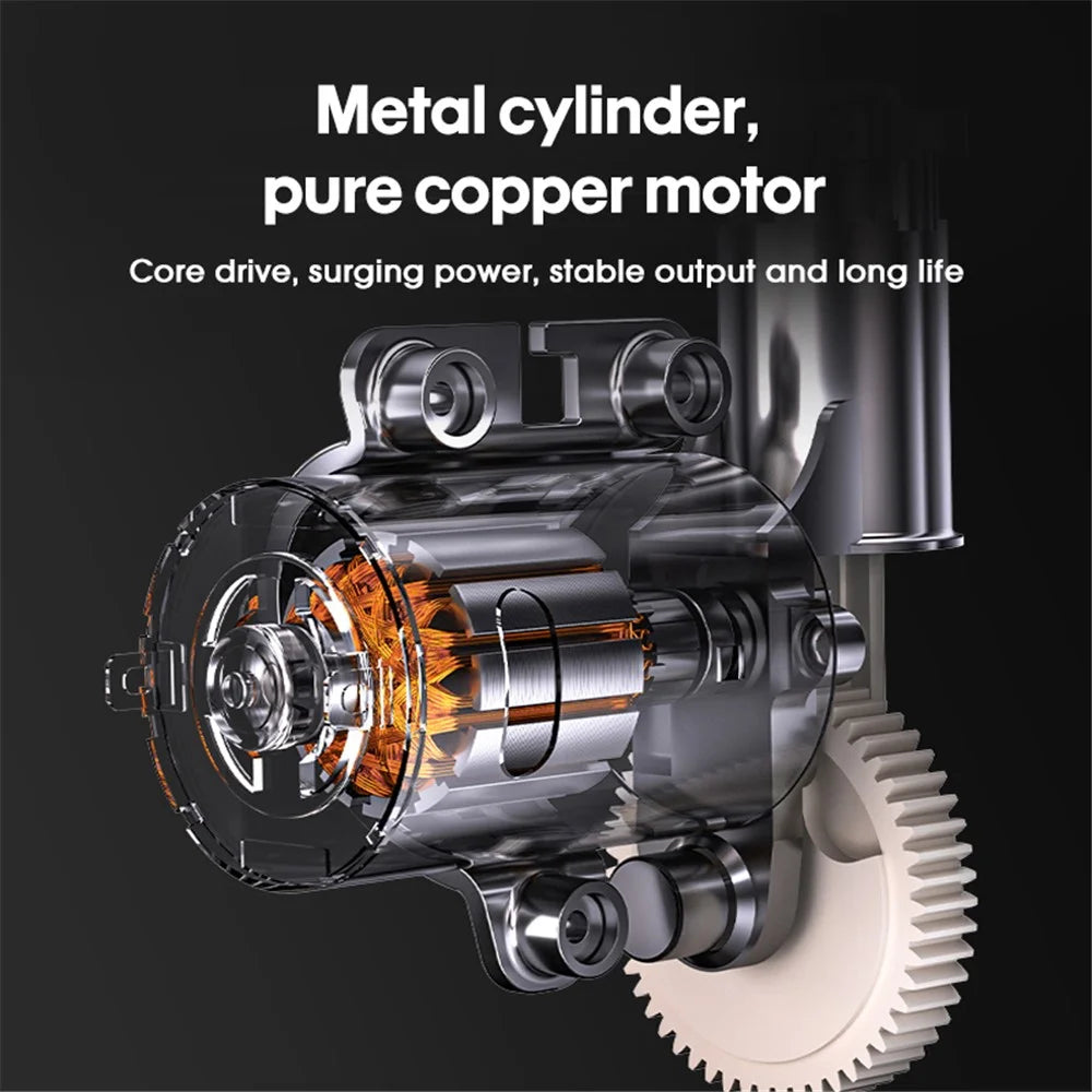 CARSUN C3011 Car Air Compressor 12V Portable Electric Car Tire Inflator Pump with Tyre Pressure Gauge / LED Light - 4