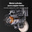 CARSUN C3011 Car Air Compressor 12V Portable Electric Car Tire Inflator Pump with Tyre Pressure Gauge / LED Light - 4