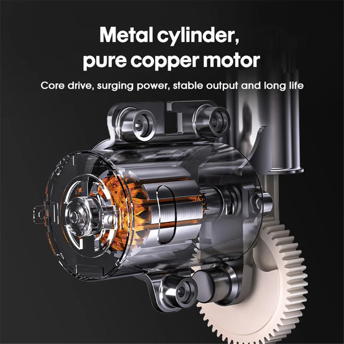 CARSUN C3011 Car Air Compressor 12V Portable Electric Car Tire Inflator Pump with Tyre Pressure Gauge / LED Light - 4
