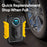 CARSUN C1399 Digital Tire Inflator Portable Car Air Compressor Inflation Pump with LED Light - 3