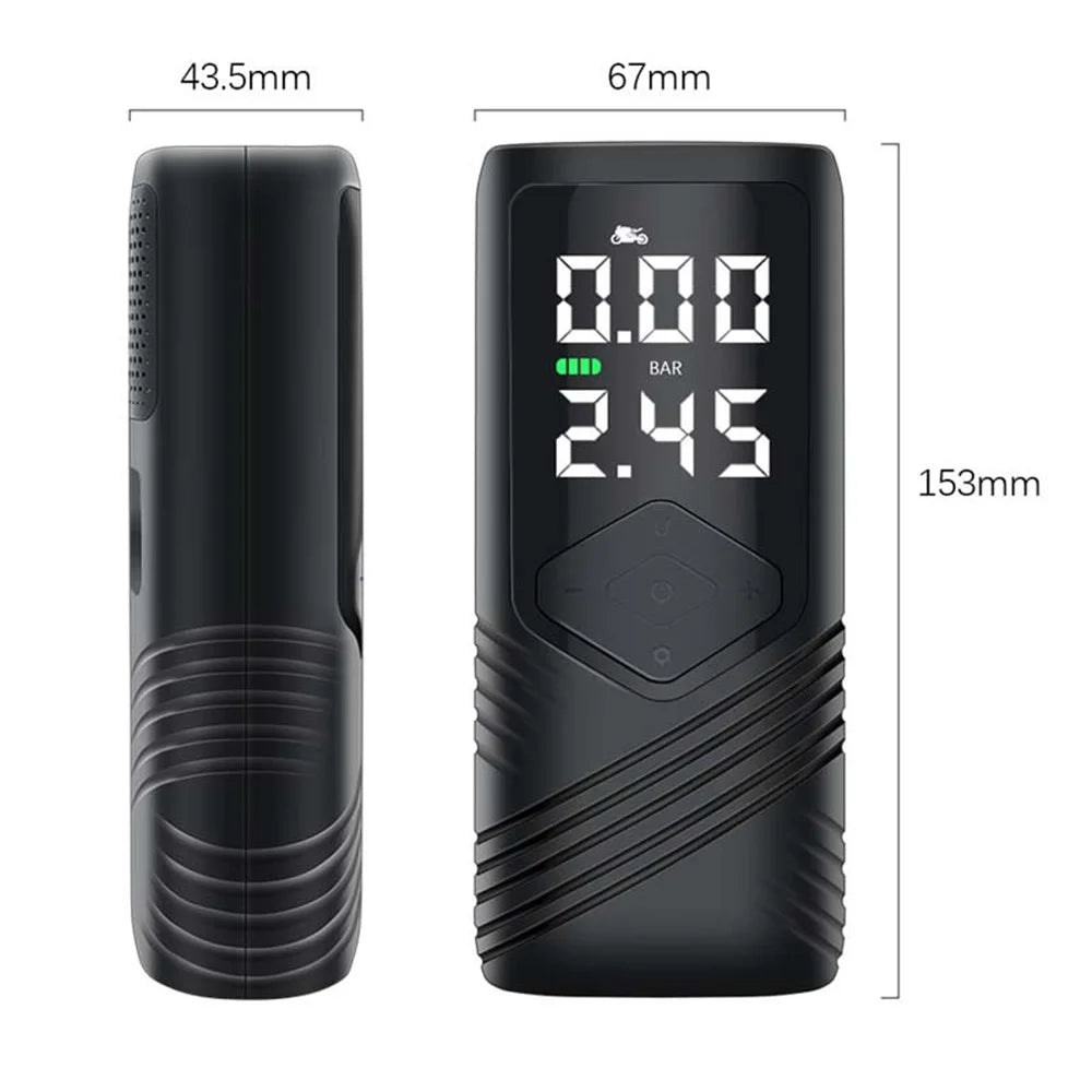 AERMOTOR Wireless Smart Car Air Pump Portable Flashlight Rechargeable Inflator for SUV Tire - 7