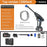 8103 Household Electric Car Washing Machine 48VH 12000mAh Car Water Gun with Sprayer Nozzle - Black / US Plug - 2