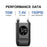 CQB-3668 Inflatable Pump Portable Handheld Digital Display Rechargeable Tire Pump with LED Light - 3