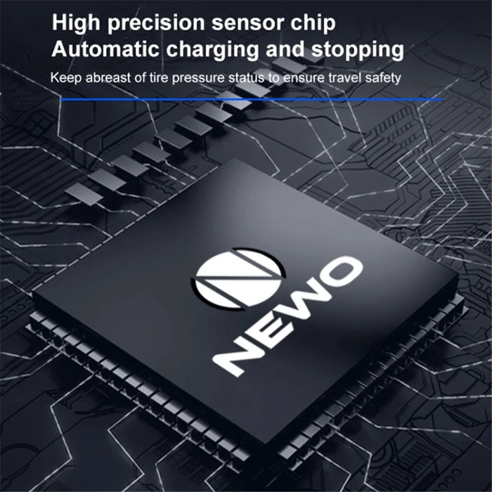 NW05-P Cordless Car Air Pump Inflator Multifunctional Digital Display Tyre Inflator with LED Light - 3