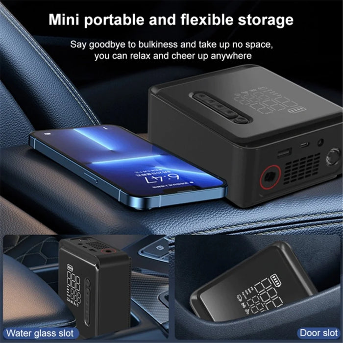 NW05-P Cordless Car Air Pump Inflator Multifunctional Digital Display Tyre Inflator with LED Light - 5