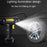 Electric Air Pump Digital Display Wireless Car Motorcycle Tire Inflator - 7