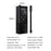 GP2 Portable Digital Touch Screen Air Pump Mini Tire Inflator with LED Light - 7