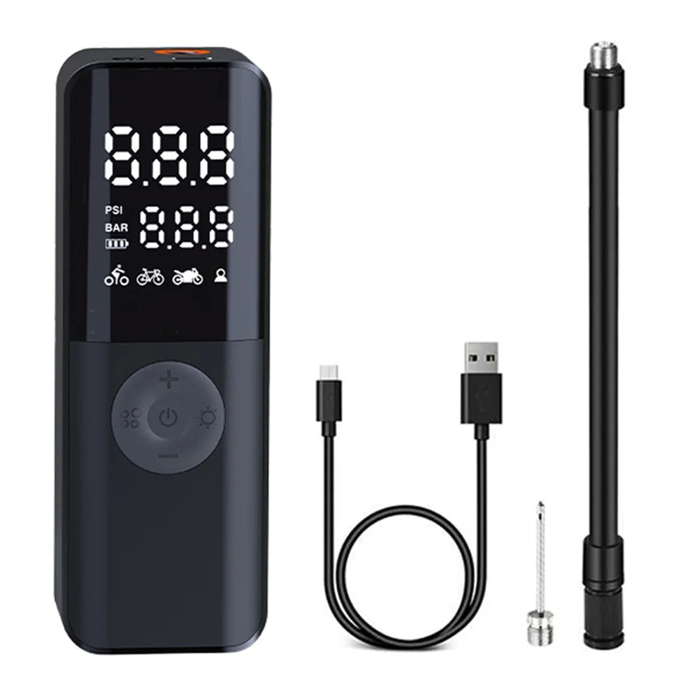 MY-B Portable Air Pump Mini Inflator for Bike, Motorcycle, and Ball - 1
