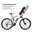 BP188 Aluminum Alloy Air Pump Portable LCD Display Inflator for Motorbike, Bicycles, and Balls - 7