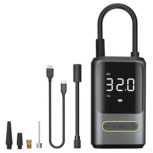 ATJ-8466 17MM Air Cylinder Tire Inflator Air Pump Cellphone Charger Power Bank - 1
