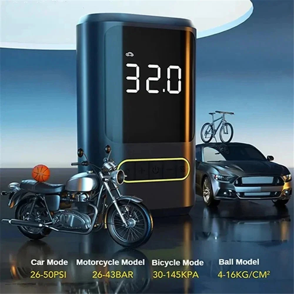 ATJ-8466 17MM Air Cylinder Tire Inflator Air Pump Cellphone Charger Power Bank - 6