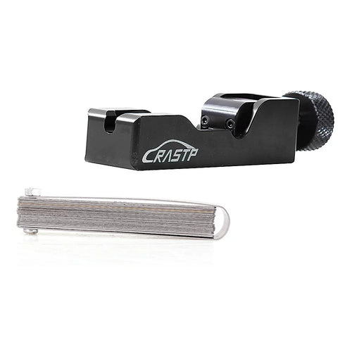 RASTP BTD023 Car Universal Spark Plug Gap Adjustment Tool with Feeler Gauge - Black - 1