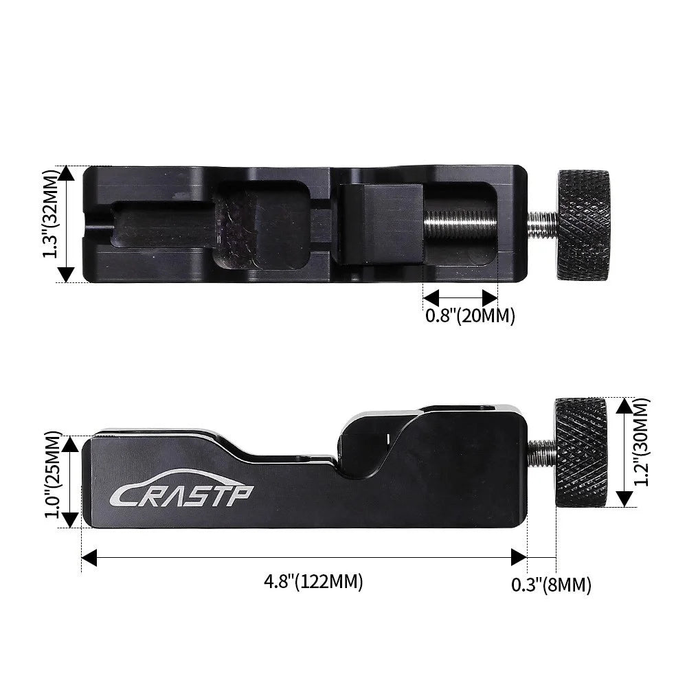 RASTP BTD023 Car Universal Spark Plug Gap Adjustment Tool with Feeler Gauge - Black - 6