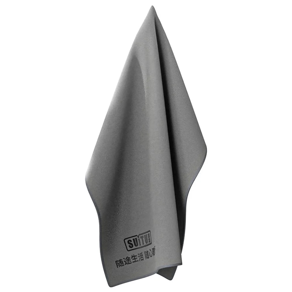 SUITU ST-9000-5A 30x40CM Soft Coral Fleece + Suede Cleaning Cloth Super Water-Absorbent Towel for Car, Home - 1