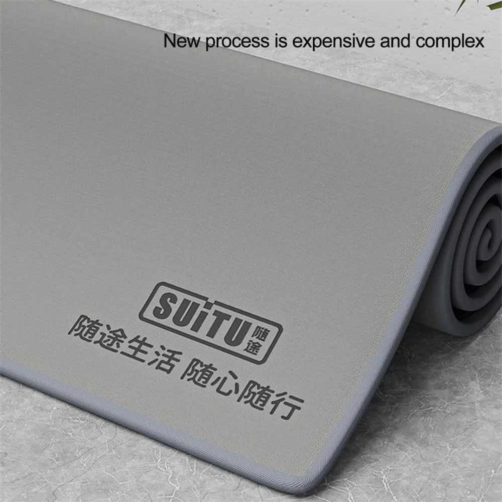 SUITU ST-9000-5C 35x75CM Super Water-Absorbent Car Cleaning Towel Soft Coral Fleece + Suede Washing Wipe Cloth for Glass - 4