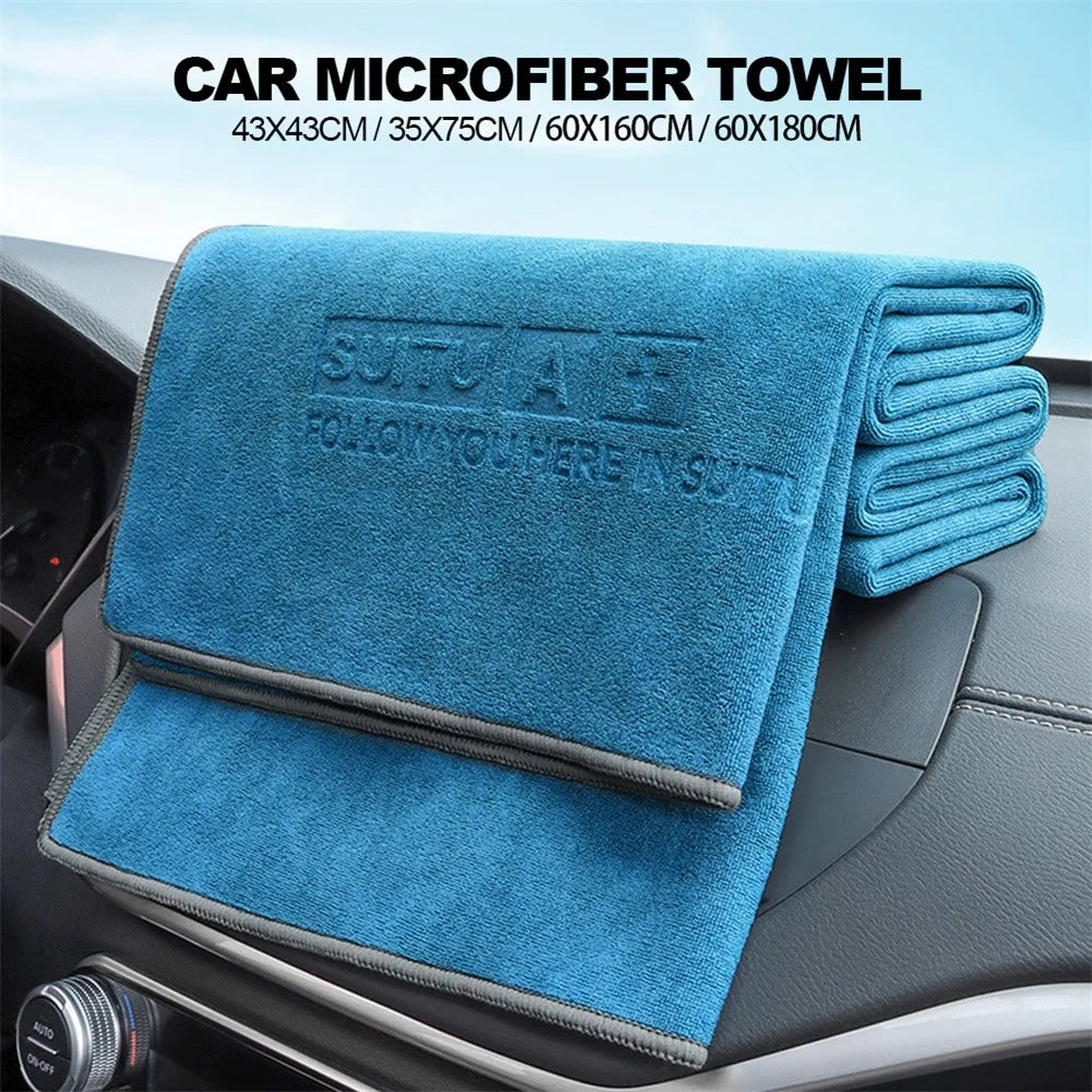 SUITU ST-9002-4C 35x75CM Soft Microfiber Car Dashboard Window Cleaning Cloth Washing Towel for Home Floor, Kitchen - 2
