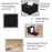 Tissue Box Cover Square Modern Leather Facial Tissue Dispenser Box Holder for Home Office Desktop, Car - Smooth Surface - 3