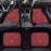4Pcs / Set Pattern Printed Car Front+Rear Floor Mat Anti-Slip Neoprene Vehicle Interior Floor Pad - Style 19 - 2