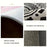4Pcs / Set Pattern Printed Car Front+Rear Floor Mat Anti-Slip Neoprene Vehicle Interior Floor Pad - Style 19 - 4