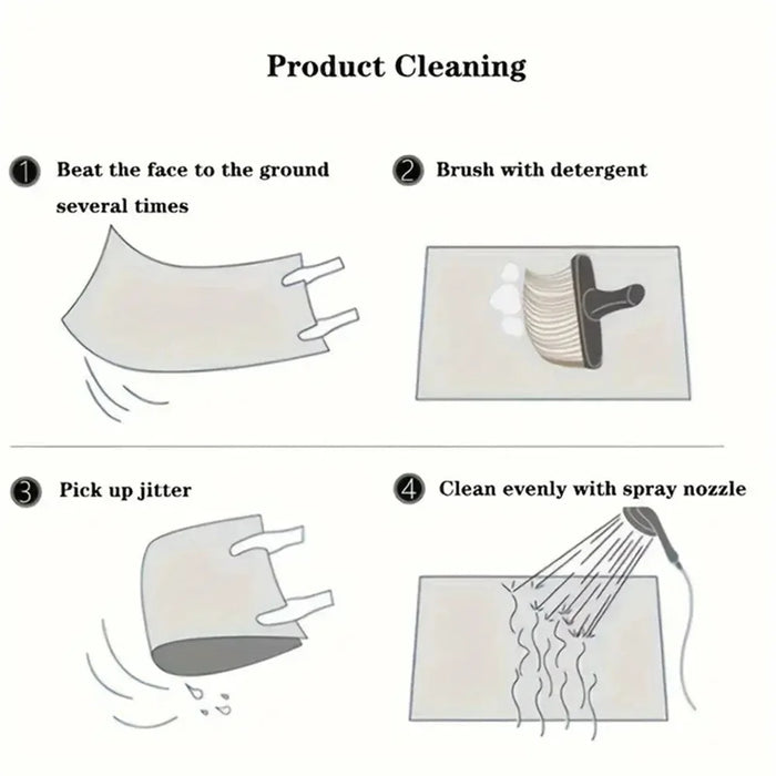 4Pcs / Set Retro Bohemian Style Car Front+Rear Floor Mat Neoprene Vehicle Interior Decorative Floor Pad - Style 1 - 7