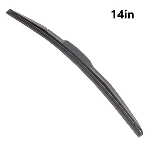 1Pc Universal Three-Stage Car Wiper Blade ABS+Rubber Noiseless Vehicle Wiper Blade - 14-inch - 1