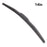 1Pc Universal Three-Stage Car Wiper Blade ABS+Rubber Noiseless Vehicle Wiper Blade - 14-inch - 1