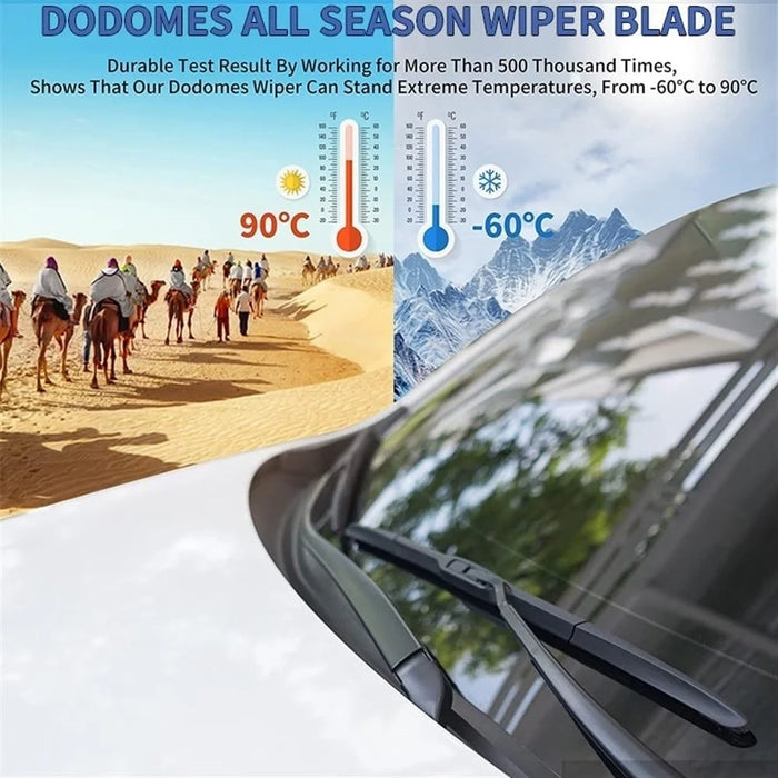 1Pc Universal Three-Stage Car Wiper Blade ABS+Rubber Noiseless Vehicle Wiper Blade - 14-inch - 4
