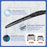1Pc Universal Three-Stage Car Wiper Blade ABS+Rubber Noiseless Vehicle Wiper Blade - 14-inch - 7