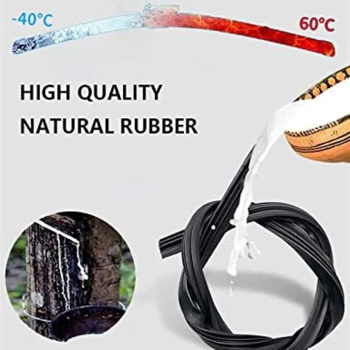 2Pcs Universal Three-Stage Car Wiper Blade ABS+Rubber Noiseless Vehicle Wiper Blade - 14-inch - 6