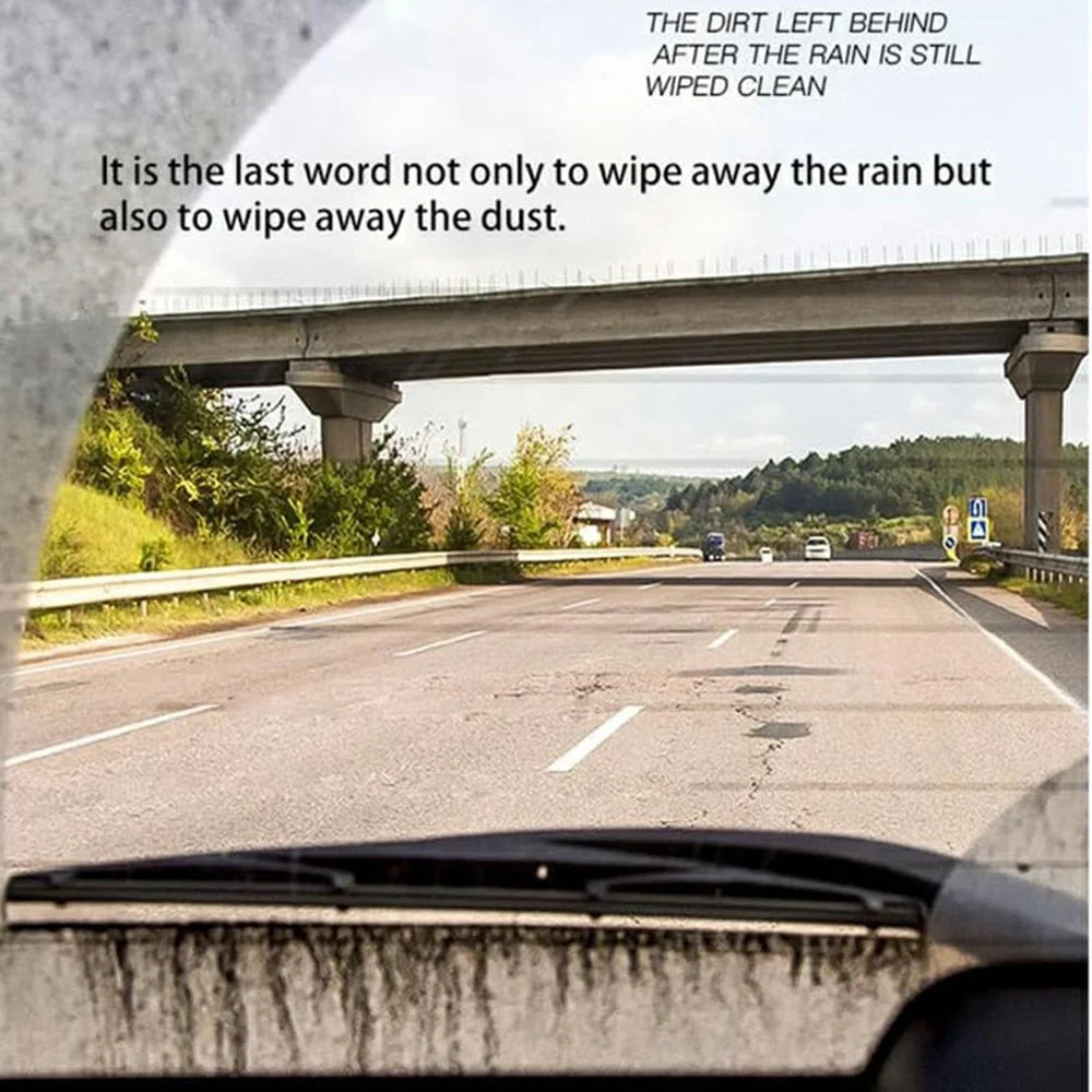 1Pc Universal Car Windshield Wiper Blade ABS+Rubber Noiseless Vehicle Wiper Blade - 12-inch - 3