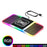 20W Fast Charging Anti-Slip Mat with RGB Ambient Light Car Wireless Charger Pad Universal Phone Charger - USB Interface/1m Cable - 1