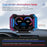 P25 Car HUD OBD LCD Display Multi-Function Speedometer with Water Temperature Fuel Consumption Inclinometer - 7