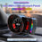 P28 3.5 Inch LCD OBD2+GPS Dual System Car HUD Head-Up Display with RGB Ambient Light - Black - 3