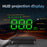 M1 Multifunctional Large Screen Head Up Display Car Electronic HUD Windshield Projector Overspeed Security Alarm - Green - 4