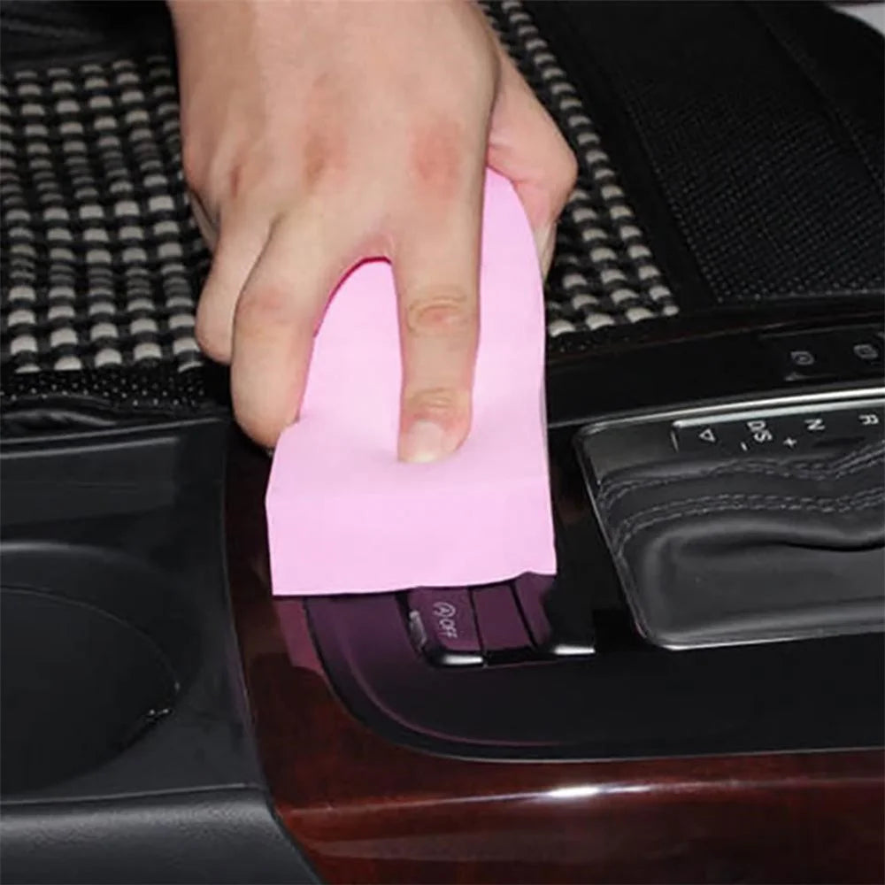 BY-461 Water-Absorbent PVA Cleaning Tool Soft Block Rectangle Cleaner for Car Washing and Cleaning - Blue - 3
