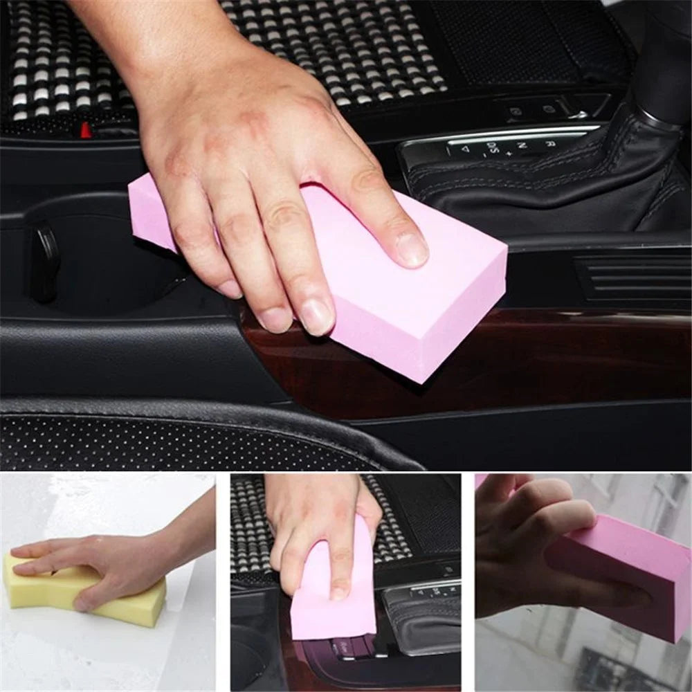 BY-461 Water-Absorbent PVA Cleaning Tool Soft Block Rectangle Cleaner for Car Washing and Cleaning - Blue - 6