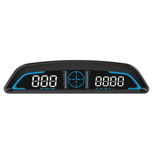G3 5.5 inch LCD Car HUD Speed Distance Altitude Display GPS+Beidou Car Head Up Display - 1