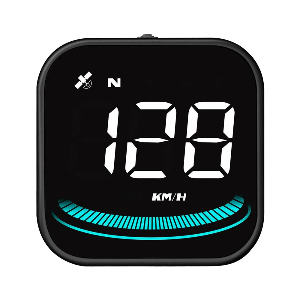 G4 Car HUD Digital Speedometer Over-speed Fatigue Driving Alarm GPS Compass Head-up Display - 2