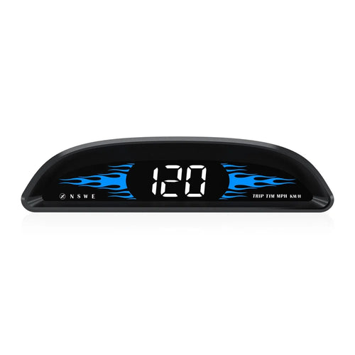 G2 4-inch LCD Car HUD Speed Mileage Measurement GPS+Beidou Car Head Up Display - 1