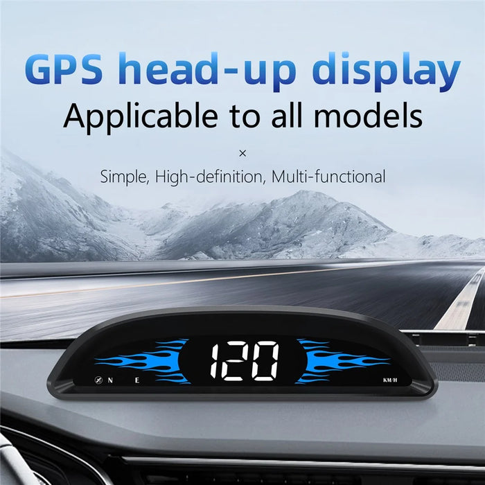 G2 4-inch LCD Car HUD Speed Mileage Measurement GPS+Beidou Car Head Up Display - 2