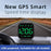 G4S Head-Up Display HUD GPS Universal Multi-Function Speedometer Portable Car Computer Display - Green - 4