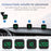 G4S Head-Up Display HUD GPS Universal Multi-Function Speedometer Portable Car Computer Display - Green - 5