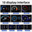 P6 Car HUD Head-Up Display OBD2+GPS Smart Gauge with Over Speed, RPM Alarm - 3