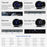 P6 Car HUD Head-Up Display OBD2+GPS Smart Gauge with Over Speed, RPM Alarm - 7